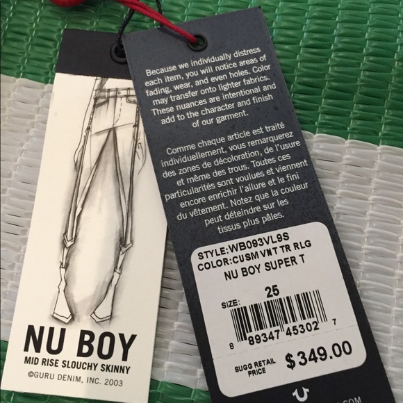 True Religion Nu Boy mid rise slouchy skinny Jeans - Picture 2 of 6